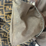 AS IS Fendi Zucca Mamma Tote Shoulder Bag