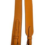 Coach Orange Pebbled Leather Jes Crossbody 20 Purse