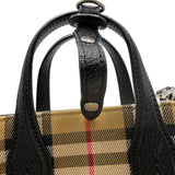 Burberry Mini Banner Vintage Check Handle Bag