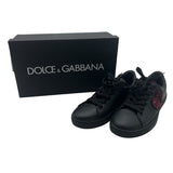 Dolce & Gabbana black and red love heart Women's Shoes size 6