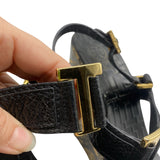 Tory Burch Black Snakeskin Shoe Size 8.5 Women's Shoes