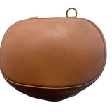 Gucci Tan Leather Bamboo Drawstring Sling Purse