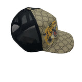Gucci GG Monogram Tiger Print Baseball Cap