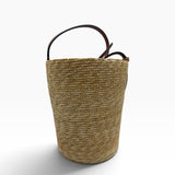 Gucci Logo Raffia Tote Bag