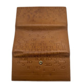 Carolina Herrera Leather Printed Continental Wallet