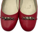 Gucci Buckle Ballet Flats Women's Size 38.5 ~ US 8.5/9