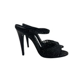 Bottega Veneta Patent Lace Strappy Heels Women's Size 39.5 ~ US 9.5