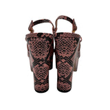 Gucci Python Horsebit Platform Sandals Women's Size 39 ~ US 9