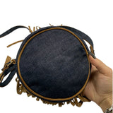 Vintage D&G Fringe Denim Sequin Crossbody
