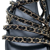 Chanel Chain CC Braided Slingback Women’s Size 41 ~ US 11