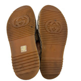 Gucci Tan Marcro GG Canvas Sandal Size 39.5 ~ US 9.5 Women's Shoes