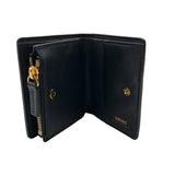 Versace La Medusa Zip Black Wallet