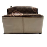 Coach Beige and Pink Floral Campus Backpack Purse