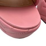 Gucci Marmont Leather Platform Sandals Size 37.5 = US 7.5