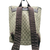 Gucci Tan Coated Canvas Supreme Medium Unisex Backpack