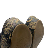 Tory Burch Black Snakeskin Shoe Size 8.5 Women's Shoes