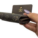 Louis Vuitton Mini Lin Canvas Elise Wallet