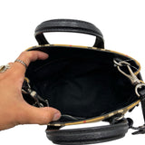 Burberry Mini Banner Vintage Check Handle Bag