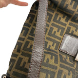 AS IS Fendi Zucca Mamma Tote Shoulder Bag