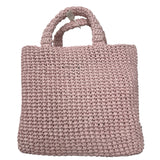 Prada Pink Small Raffia Tote Purse