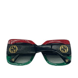 Gucci Glitter Acetate Square Sunglasses