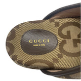Gucci Jumbo GG Platform Slide Sandals Women's Size 37 = US 7