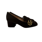 Gucci GG Marmont Fringe Suede Loafers Women's 36.5 ~ US 6.5