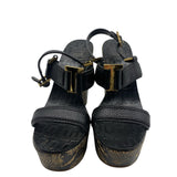 Tory Burch Black Snakeskin Shoe Size 8.5 Women's Shoes