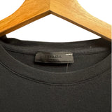 Prada Black Triangle Logo Size L Men's Tops