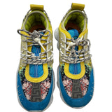 Versace Yellow and Blue Chain Reaction Size 45 ~ US 12 Men's Shoes