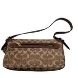 Coach Tan Etta Small Flap Purse