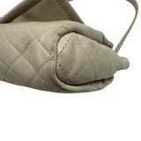 Saint Laurent Cream Mini Nolita Leather Purse