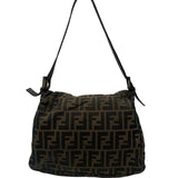 AS IS Fendi Zucca Mamma Tote Shoulder Bag