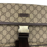 Gucci Tan Coated Canvas Supreme Medium Unisex Backpack