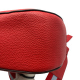 Coach Red Pebbled Leather Jes Hobo Shoulder Bag Purse