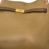 Tory Burch Tan Leather Lee Radziwill Double Bag Purse