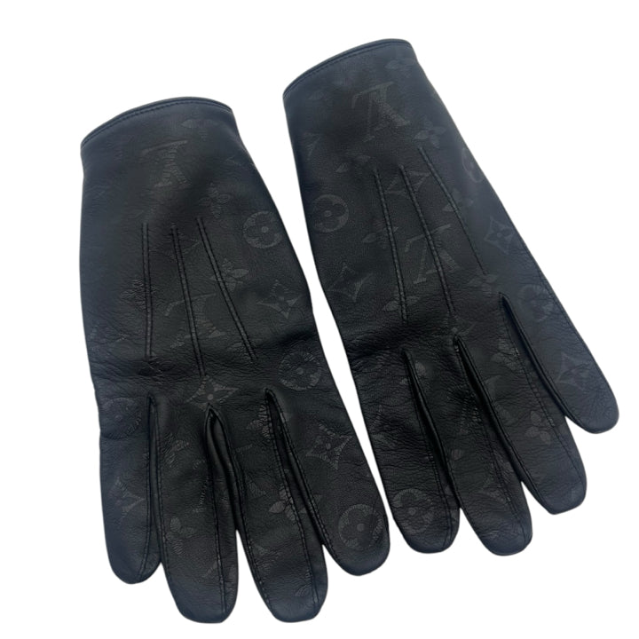 louis vuitton handschuhe Louis Vuitton Monogram Eclipse Leather Gloves – Dechoes Resale