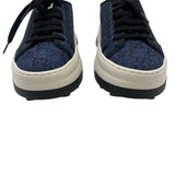 Gucci Tennis 1977 Denim Crystal Sneakers Women's Size 37.5 = US 7.5