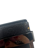 Gucci Black Leather GG SIganture Money Clip/Men's Wallet