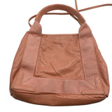 Balenciaga Navy Cabas Leather Tote Purse