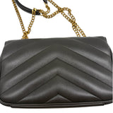 Saint Laurent Chocolate Lambskin Small LouLou Purse