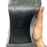 Chanel Suede Side Goa Boots Women's Size 37.5 ~ 37.5
