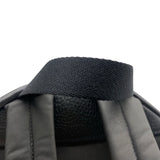 Coach Black Pebbled Leather Charlie Medium Backpack Purse