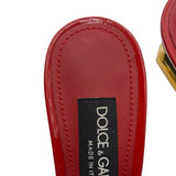 Dolce & Gabbana DG Patent Leather Mules Women's Size 36.5 = US 6.5