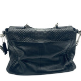 Coach Madison Satchel Flap Glitter Python