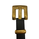 AS IS Balmain Anthem Wide Leather Belt -  Size 80 US 32