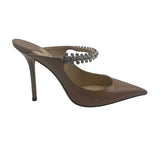 Jimmy Choo Bing Crystal Embellished Patent Mules Women's 38.5 = US 8.5