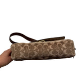 Coach Tan Etta Small Flap Purse