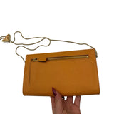 Prada Burnt Orange Saffiano Leather Envelope Purse