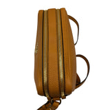 Prada Camel Double Zip Vitello Daino Leather Camera Bag Purse